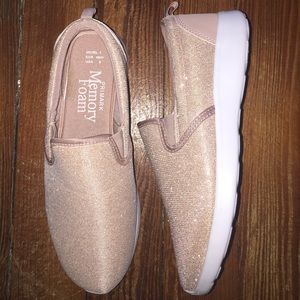 Primark Rose Gold Slip On Sneakers Size 9 US
